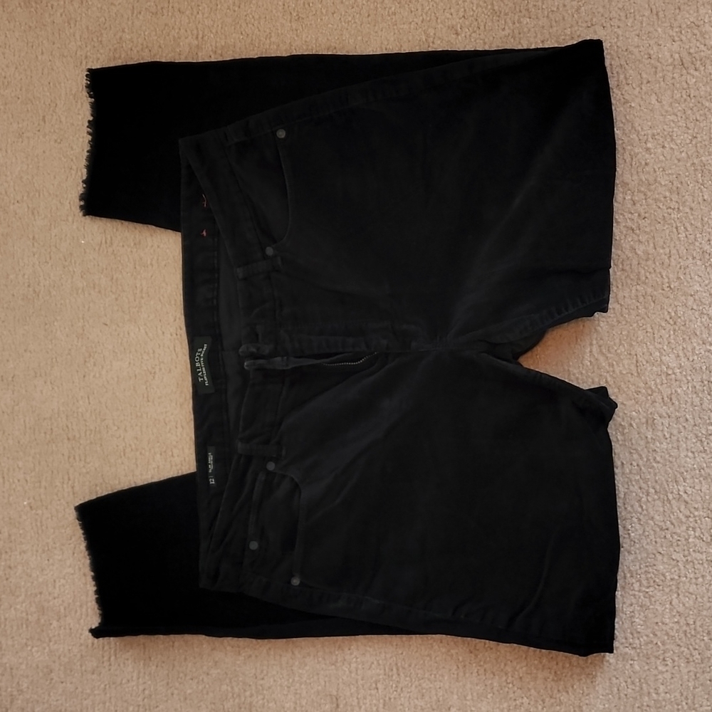 EUC  - Talbots Frayed Hem Courdaroys